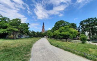 Die geplante Einrichtung Ohlauer 365 befindet sich in der Nähe des Görlitzer Parks.