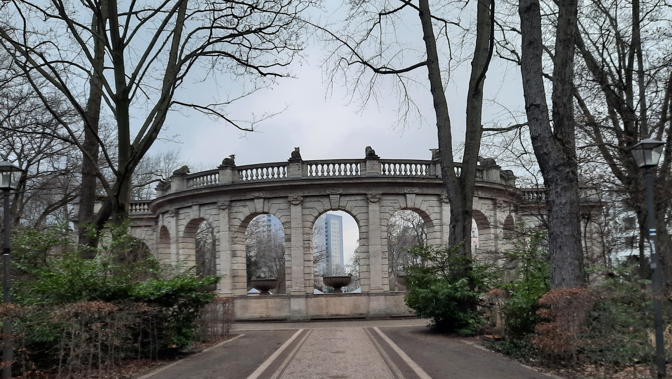 Volkspark Friedrichshain Winter