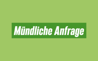 Mündliche Anfrage Platzhalter