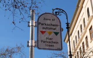 Schild Parkzone