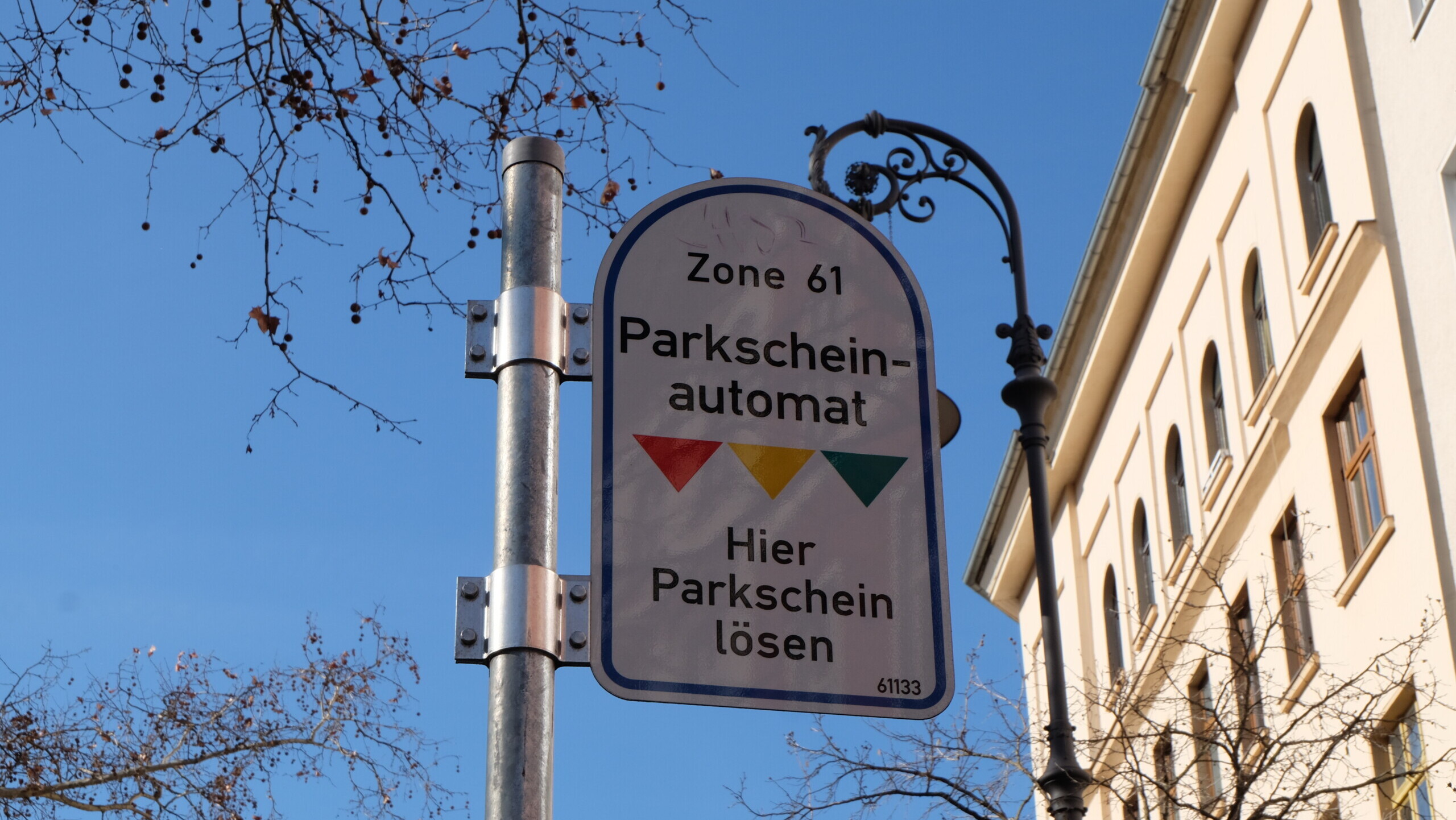 Schild Parkzone