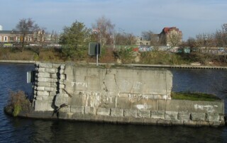 Überreste der Brommybrücke