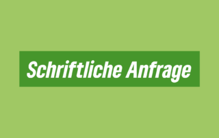 Symbolbild Platzhalter Schriftliche Anfrage