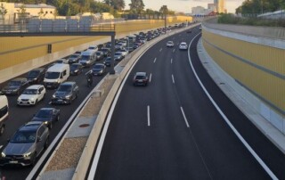 Stau auf der A100