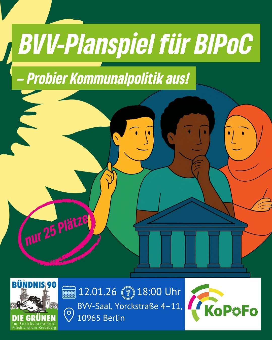 Lust auf Kommunalpolitik? BVV-Planspiel für BIPoC